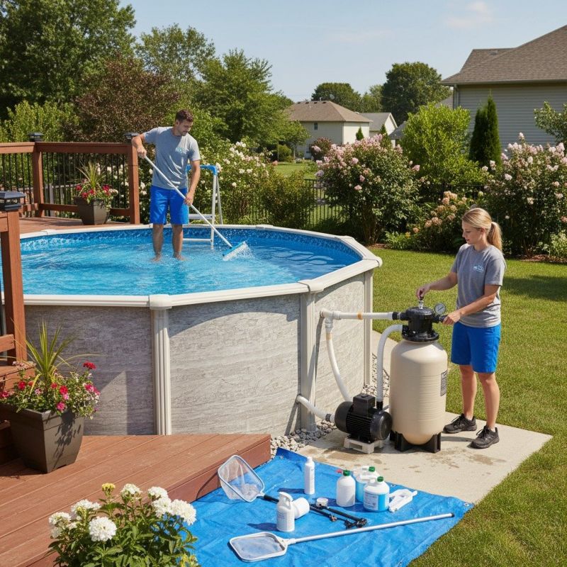 Above Ground Pool Service detail